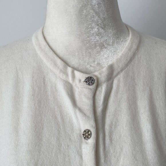 GAP Factory Long Sleeve Button Down Cardigan with Embellished Buttons - Picture 3 of 8